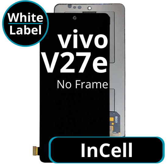 LCD InCell No Frame For Vivo V27e - White Box