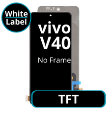 LCD TFT No Frame For Vivo V40 - White Box