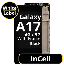 LCD InCell For Galaxy A17 4G / 5G Black With Frame Not Original White Box