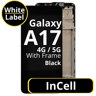 LCD InCell For Galaxy A17 4G / 5G Black With Frame Not Original White Box