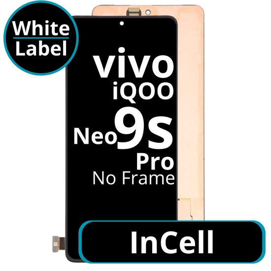 LCD InCell No Frame For Vivo iQOO Neo9S Pro - White Box