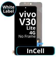 LCD InCell No Frame For Vivo V30 Lite 4G - White Box