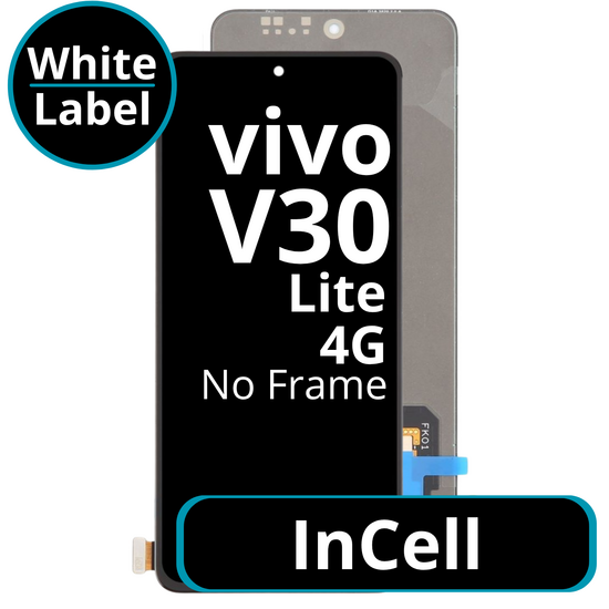 LCD InCell No Frame For Vivo V30 Lite 4G - White Box