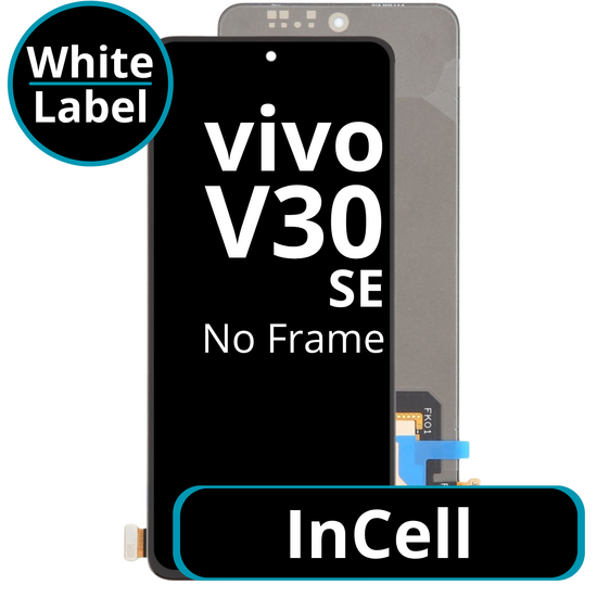 LCD InCell No Frame For Vivo V30 SE - White Box