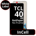 LCD InCell No Frame For TCL 40 NxtPaper 4G - White Box