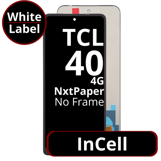 LCD InCell No Frame For TCL 40 NxtPaper 4G - White Box