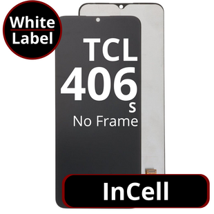 LCD InCell No Frame For TCL 406S - White Box