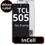 LCD InCell No Frame For TCL 505 - White Box