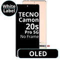 LCD OLED No Frame For Tecno Camon 20s Pro 5G - White Box