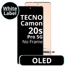 LCD OLED No Frame For Tecno Camon 20s Pro 5G - White Box