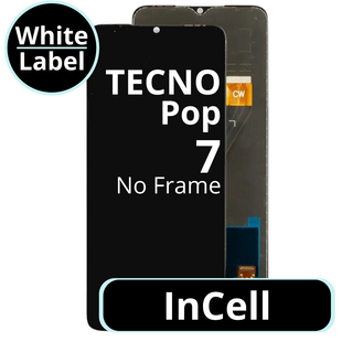 LCD InCell No Frame For Tecno Pop 7 - White Box