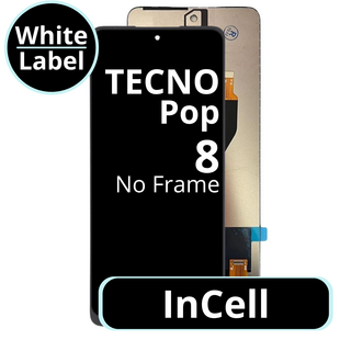 LCD InCell No Frame For Tecno Pop 8 - White Box