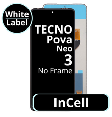 LCD InCell No Frame For Tecno Pova Neo 3 - White Box