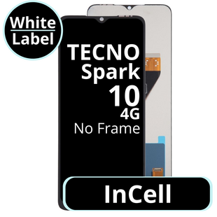 LCD InCell No Frame For Tecno Spark 10 4G - White Box