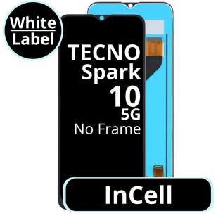 LCD InCell No Frame For Tecno Spark 10 5G - White Box