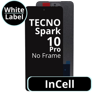 LCD InCell No Frame For Tecno Spark 10 Pro - White Box