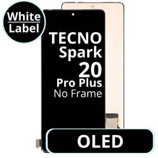 LCD OLED No Frame For Tecno Spark 20 Pro Plus - White Box