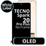 LCD OLED No Frame For Tecno Spark 20 Pro Plus - White Box