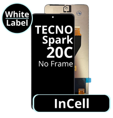 LCD InCell No Frame For Tecno Spark 20C - White Box