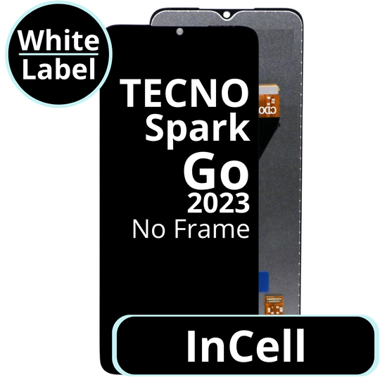 LCD InCell No Frame For Tecno Spark Go 2023 - White Box