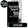 LCD InCell No Frame For Tecno Spark Go 2024 - White Box