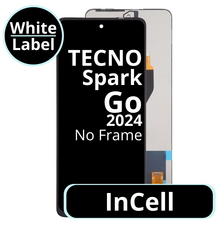 LCD InCell No Frame For Tecno Spark Go 2024 - White Box