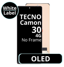 LCD OLED No Frame For Tecno Camon 30 4G - White Box