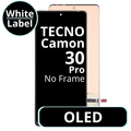LCD OLED No Frame For Tecno Camon 30 Pro - White Box