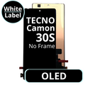 LCD OLED No Frame For Tecno Camon 30S - White Box
