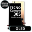 LCD OLED No Frame For Tecno Camon 30S - White Box