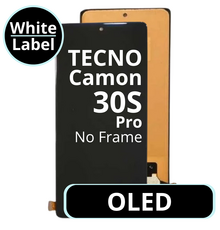 LCD OLED No Frame For Tecno Camon 30S Pro - White Box