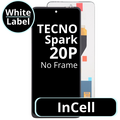 LCD InCell No Frame For Tecno Spark 20P - White Box