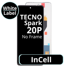LCD InCell No Frame For Tecno Spark 20P - White Box