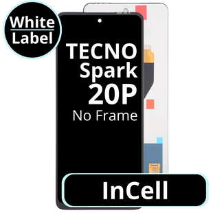 LCD InCell No Frame For Tecno Spark 20P - White Box