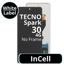 LCD InCell No Frame For Tecno Spark 30 4G - White Box