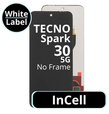 LCD InCell No Frame For Tecno Spark 30 5G - White Box