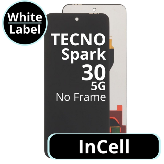 LCD InCell No Frame For Tecno Spark 30 5G - White Box