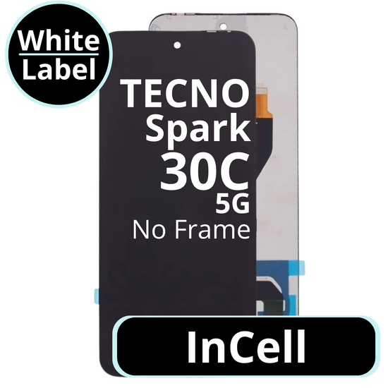 LCD InCell No Frame For Tecno Spark 30C 5G - White Box
