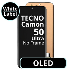 LCD OLED No Frame For Tecno Camon 50 Ultra - White Box