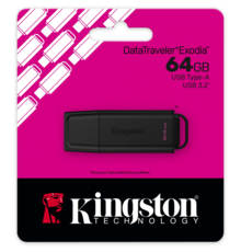 DataTraveler Exodia Kingston Type A - 3.2 USB Stick - 64GB Flash Drive