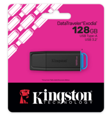 DataTraveler Exodia Kingston Type A - 3.2 USB Stick - 128GB Flash Drive