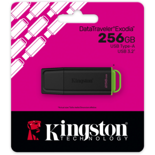 DataTraveler Exodia Kingston Type A - 3.2 USB Stick - 256GB Flash Drive