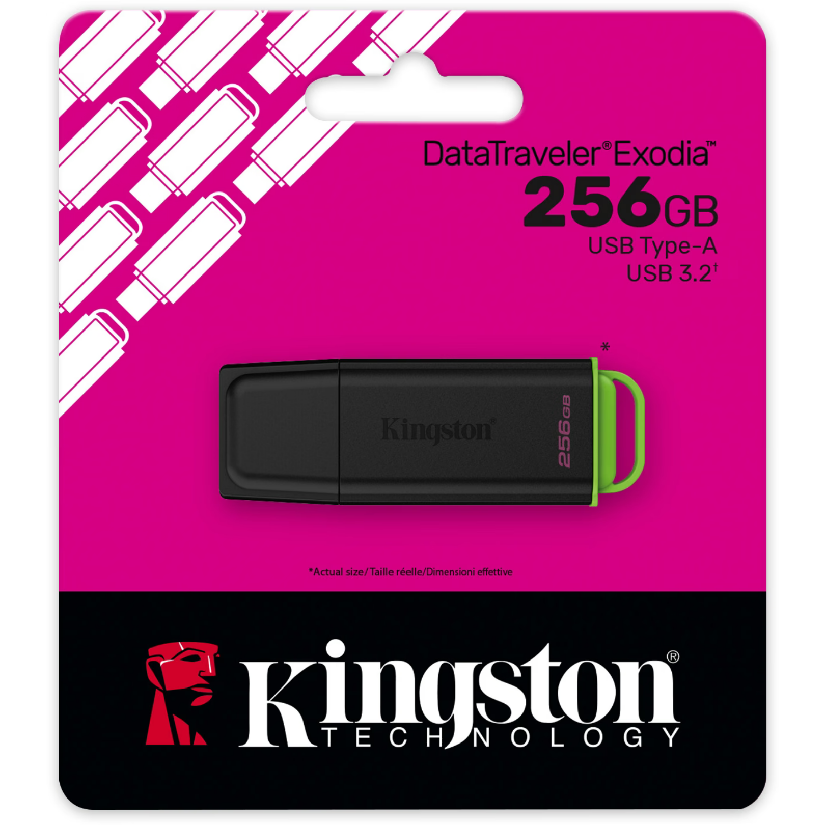 Kingston DataTraveler Exodia Kingston Type A - 3.2 USB Stick - 256GB Flash Drive