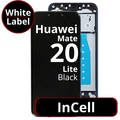 LCD InCell With Frame For Huawei Mate 20 Lite Black  - White Box