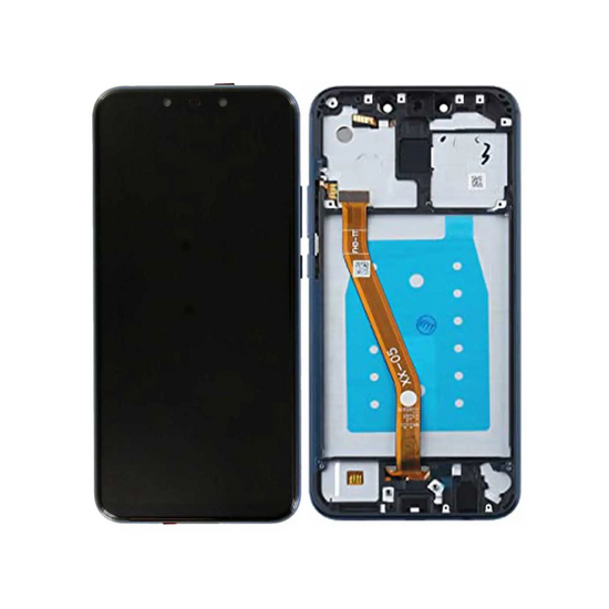 LCD InCell With Frame For Huawei Mate 20 Lite Black  - White Box