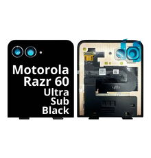 LCD Motorola Razr 60 Ultra - 5D68C29811 Black Sub  Service Pack