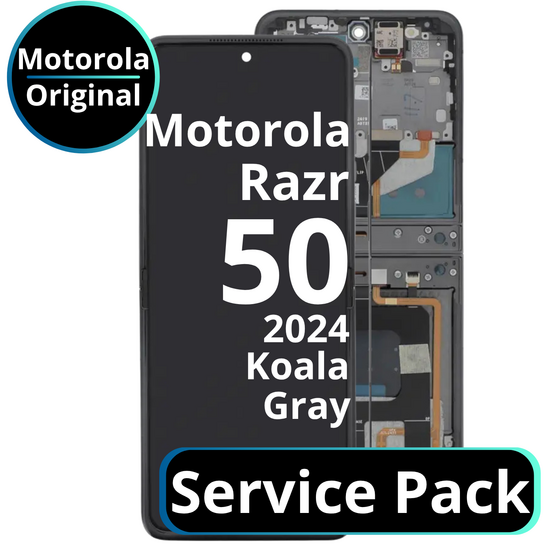 LCD Motorola Razr 50 / Razr 2024 - 5D68C24806 / 5D68C24967 / 5D68C24970 Koala Grey  Service Pack