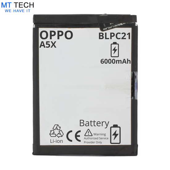 BATTERY MT Tech For Oppo A5x - BLPC21 - 6000mAh