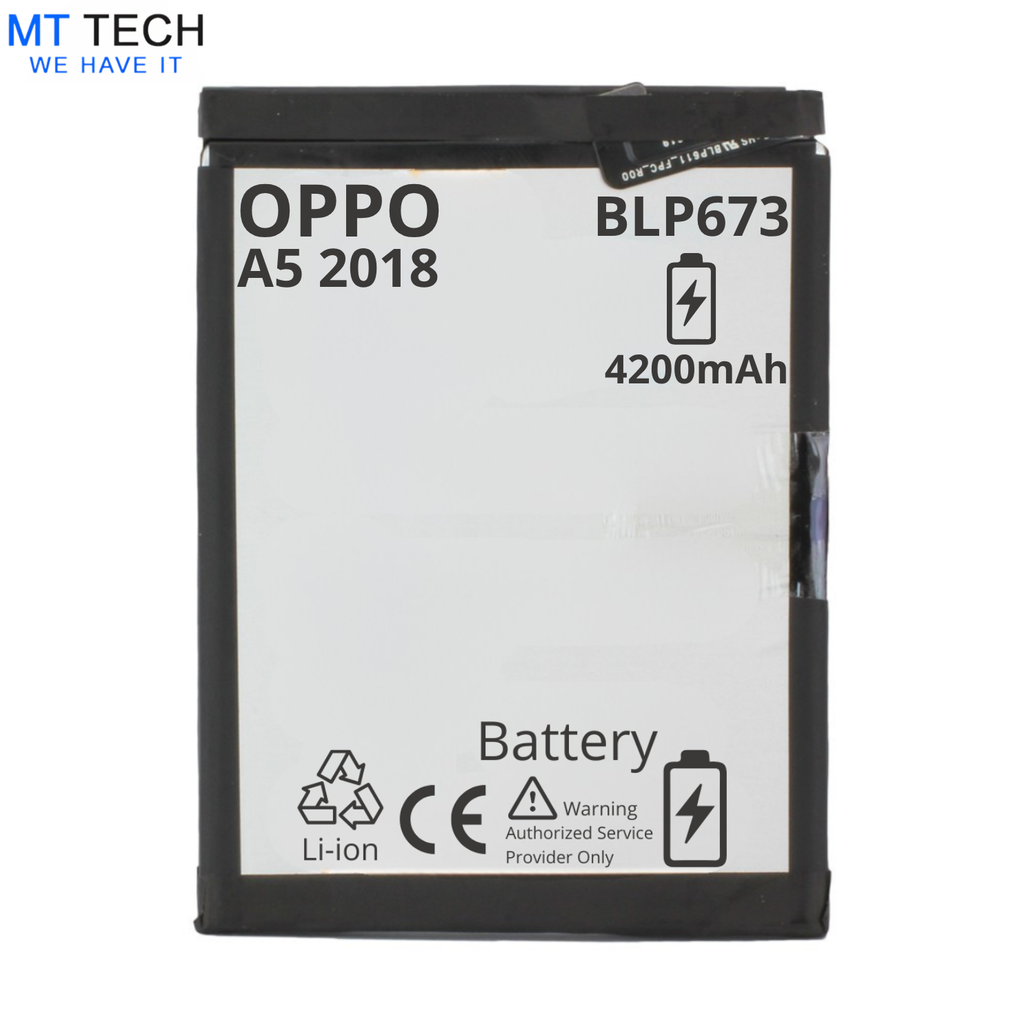BATTERY MT Tech For Oppo A5 2018 - BLP673 - 4200mAh