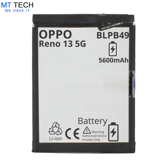 BATTERY MT Tech For Oppo Reno 13 - BLPB49 - 5600mAh